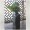 Black and White Drip Rectangular Vase With Small Mouth