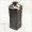 Black and White Drip Rectangular Vase With Small Mouth