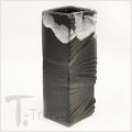 Black and White Rectangular Wall Vase