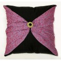 Purple Silk Butterfly Pillow 