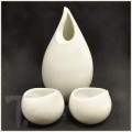 Sizuku White Water Drop Sake Set