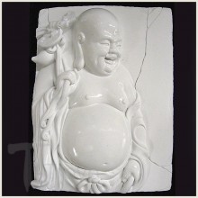 Happy Buddha White Porcelain Tile