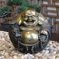 Large Bronze Happy Buddha