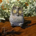  Turning Head Dark Grey Owl 2in