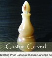 Small Chop Ammulet Pendant Custom Carve Ox Bone Chop Necklace