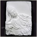 Sleeping Quan Yin White Porcelain Tile