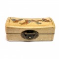 Gold Leather Small Butterfly Pillow Box