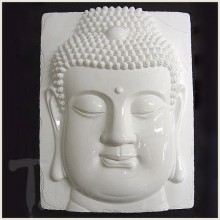 Buddha Head White Porcelain Tile
