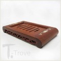 Small Carved Rosewood Tea Tray