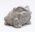 Rustic Granite Stone Frog Grey