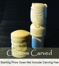 White Fish Custom Carve Ox Bone Chop
