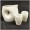 Yururi White Modern Sake Set