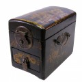 Black Slim Leather Jewelry Box