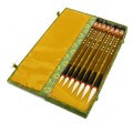 Wooden White Calligraphy 7 Brush Set