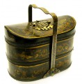 Large Leather Basket