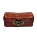 Red Leather Small Butterfly Pillow Box