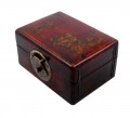 Red Leather Rectangular Box