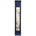 Shrimp Picking Slim Blue Scroll