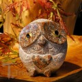 Granite Stone Red Owl 4in Tall
