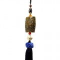 Long Jade Tassel Blue